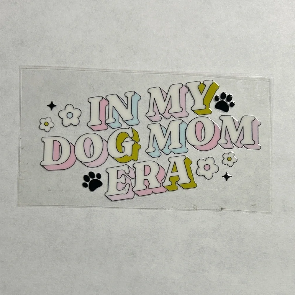 Dog Mom Era Cup Decal D37